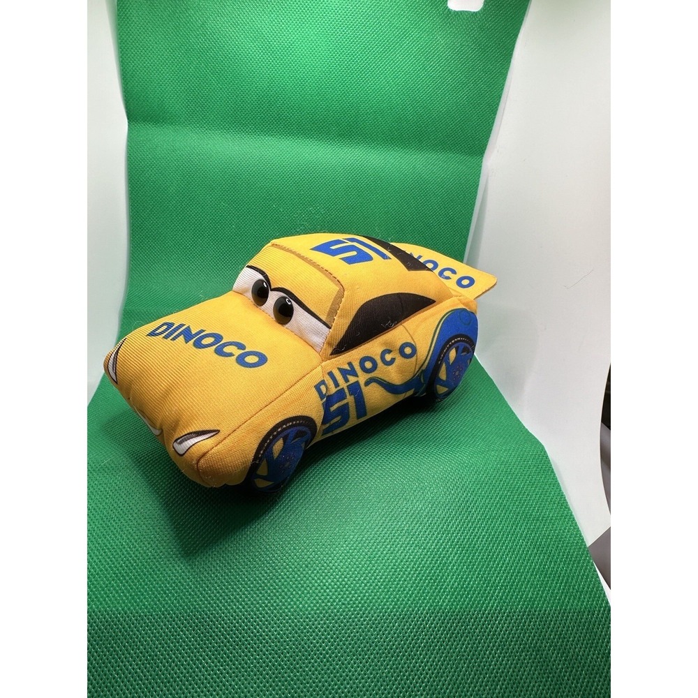TY Sparkle Cars 3 CRUZ RAMIREZ Plush Stuffed Disney Pixar Yellow‎ Dinoco 7" #51